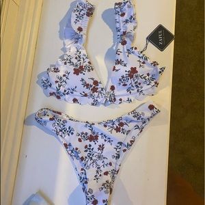 Zaful floral bikini